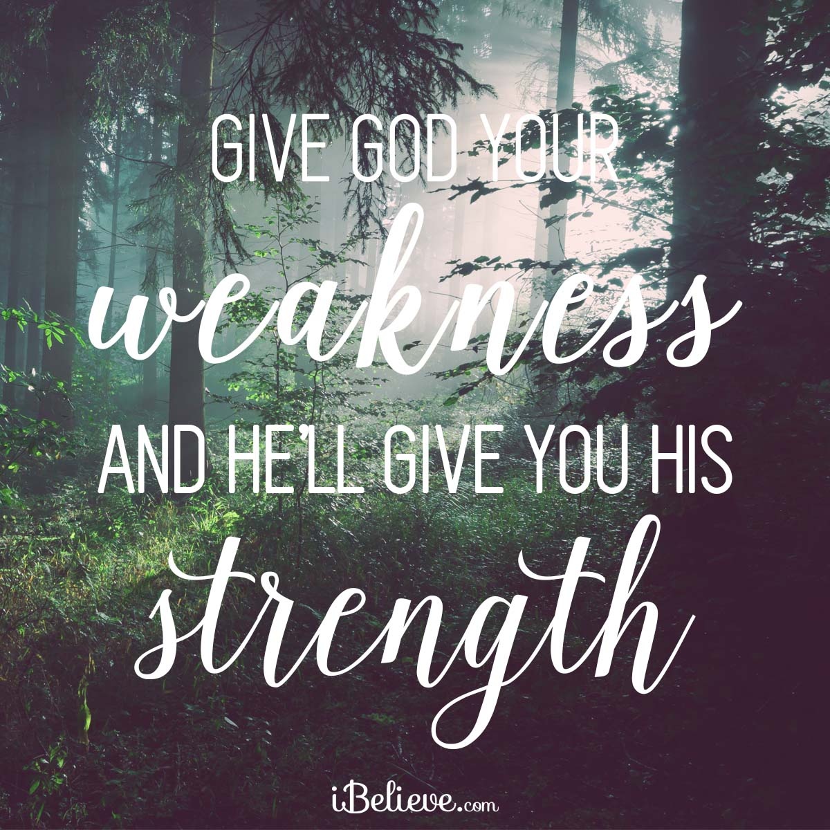 From weakness to strength