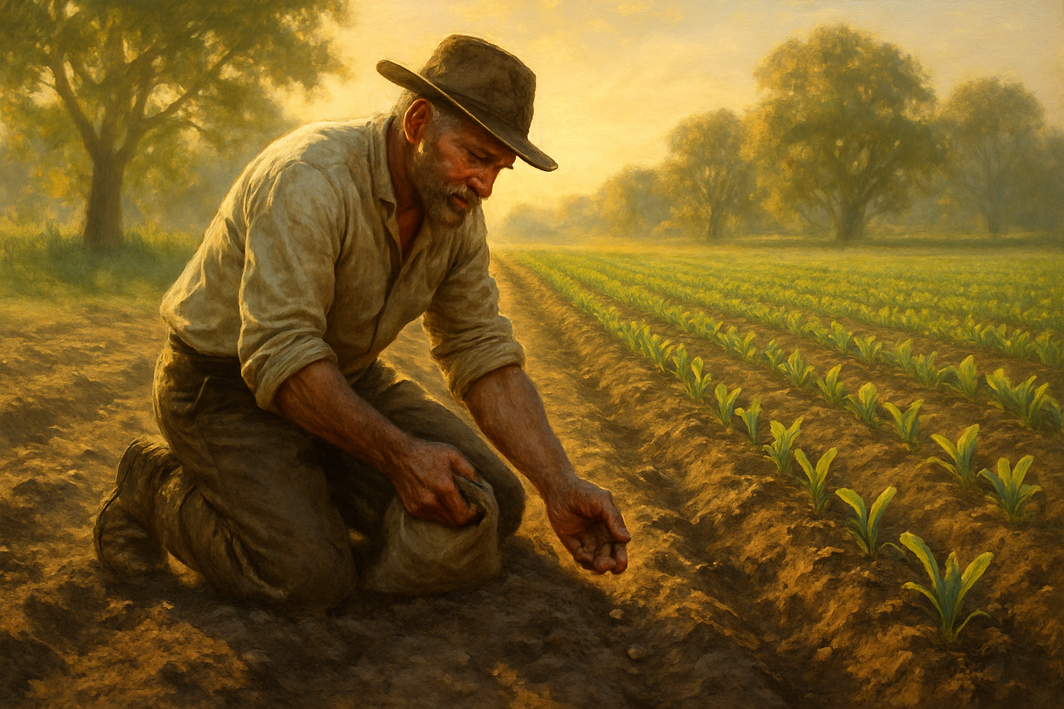 A man reaps what he sows