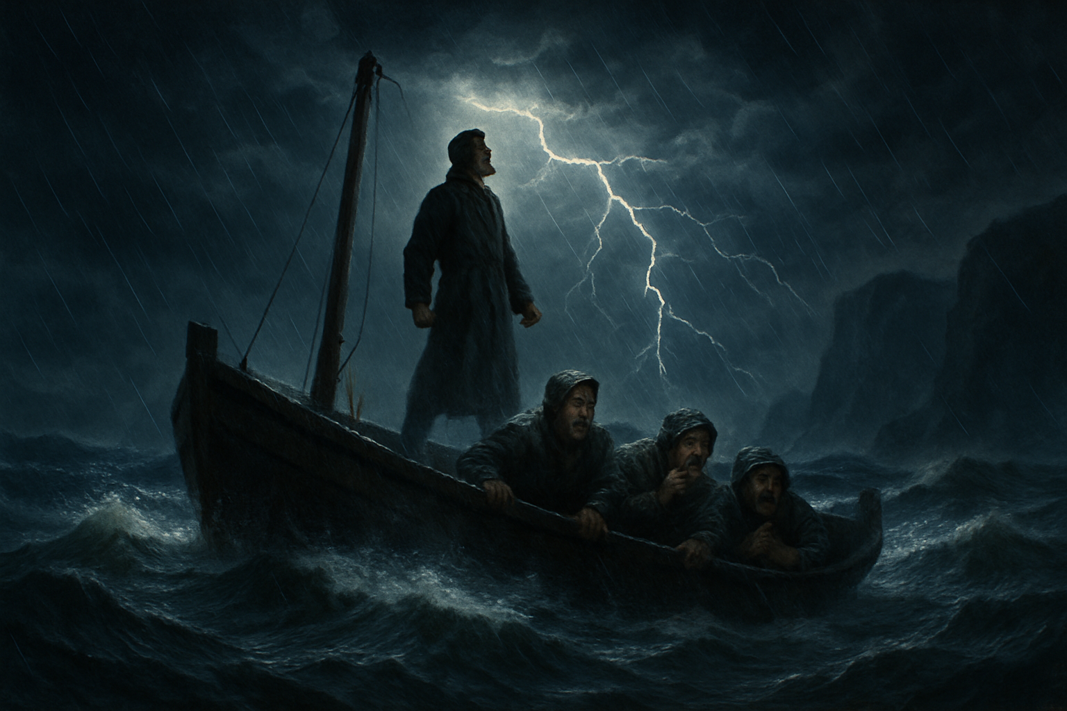Facing sudden storms of life
