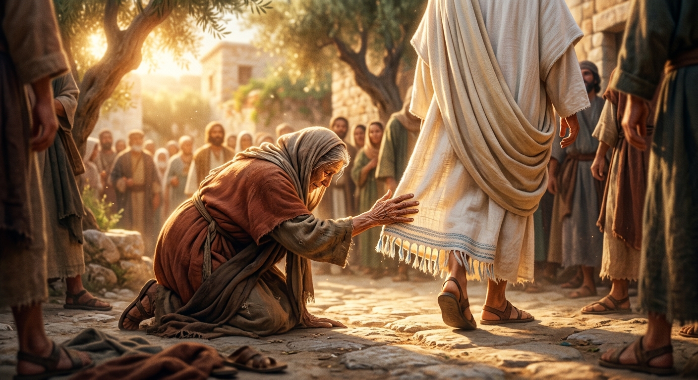 Healing touch of Jesus