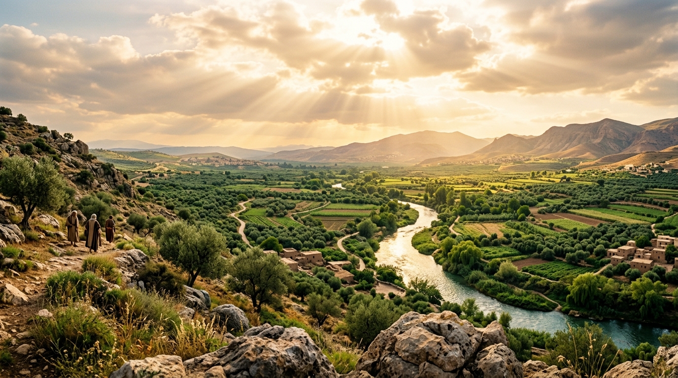 Moving into the Promised Land of the Spirit-filled life.