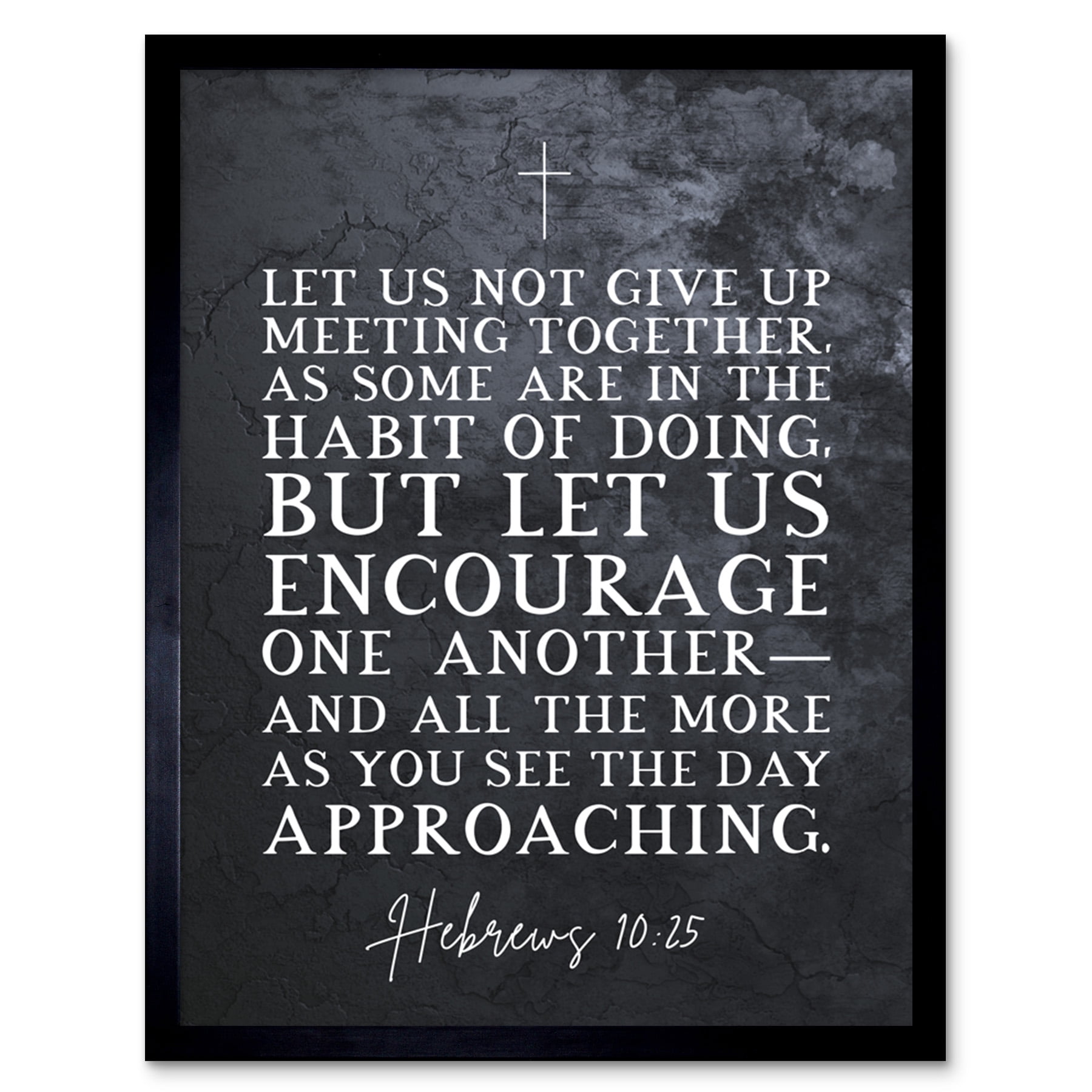Let us encourage one another
